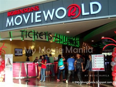 cinema schedule robinsons manila|Robinsons Movieworld.